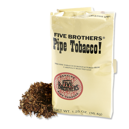 5 Brothers pipe tobacco, packaged pipe tobacco