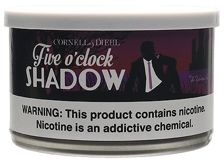 Cornell and Diehl Five O'Clock Shadow pipe tobacco tin