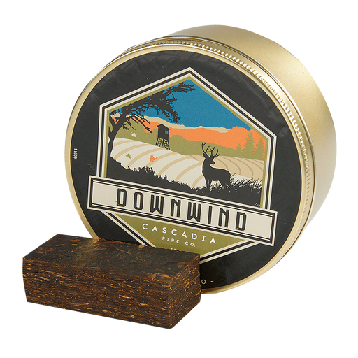 Cascadia Downwind pipe tobacco, packaged pipe tobacco