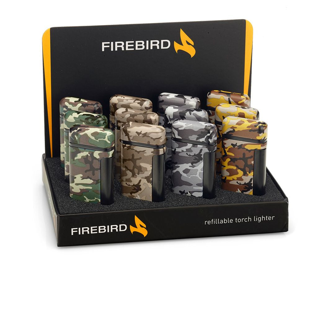 Colibri Firebird Sidewinder lighter in camouflage