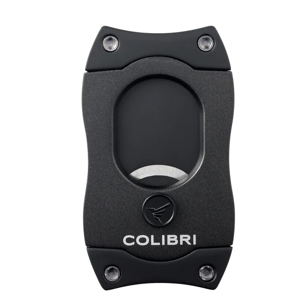 Colibri straight cut cigar cutter in black