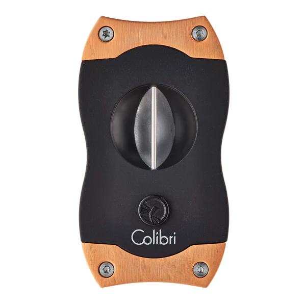Colibri V cut cigar cutter in rose gold finish