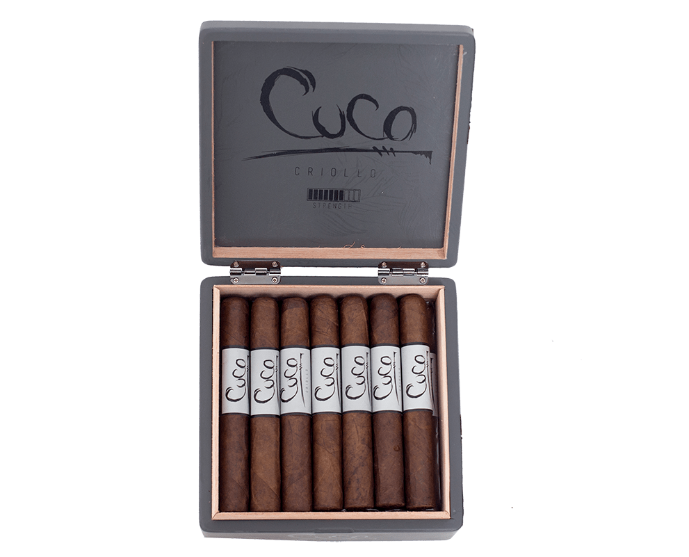 Blackbird Cuco Gran Toro cigars shown in their open box
