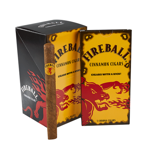 Fireball corona cigars, five count pack