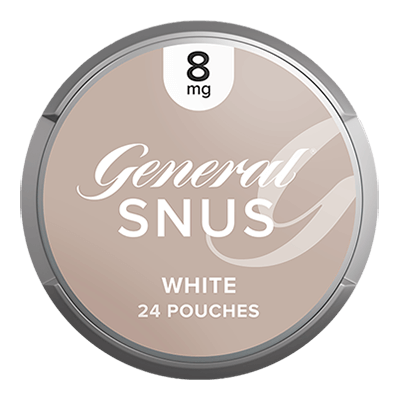 General Snus White portion tin
