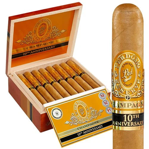 Perdomo Reserve Champagne 10th Anniversary Robusto cigar, single stick