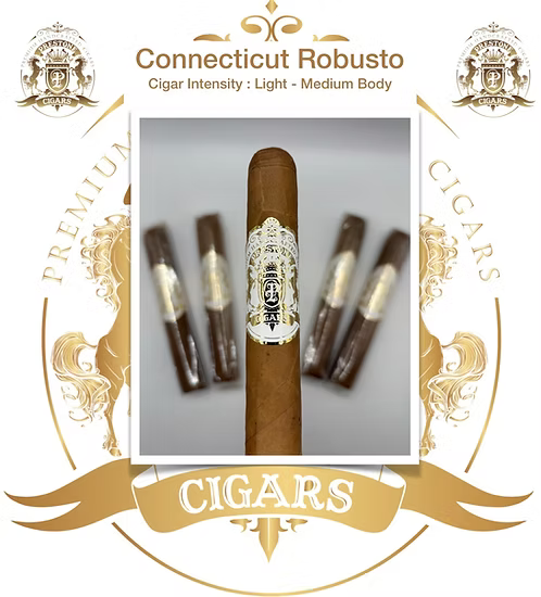 Prestone Connecticut Robusto cigar, single stick