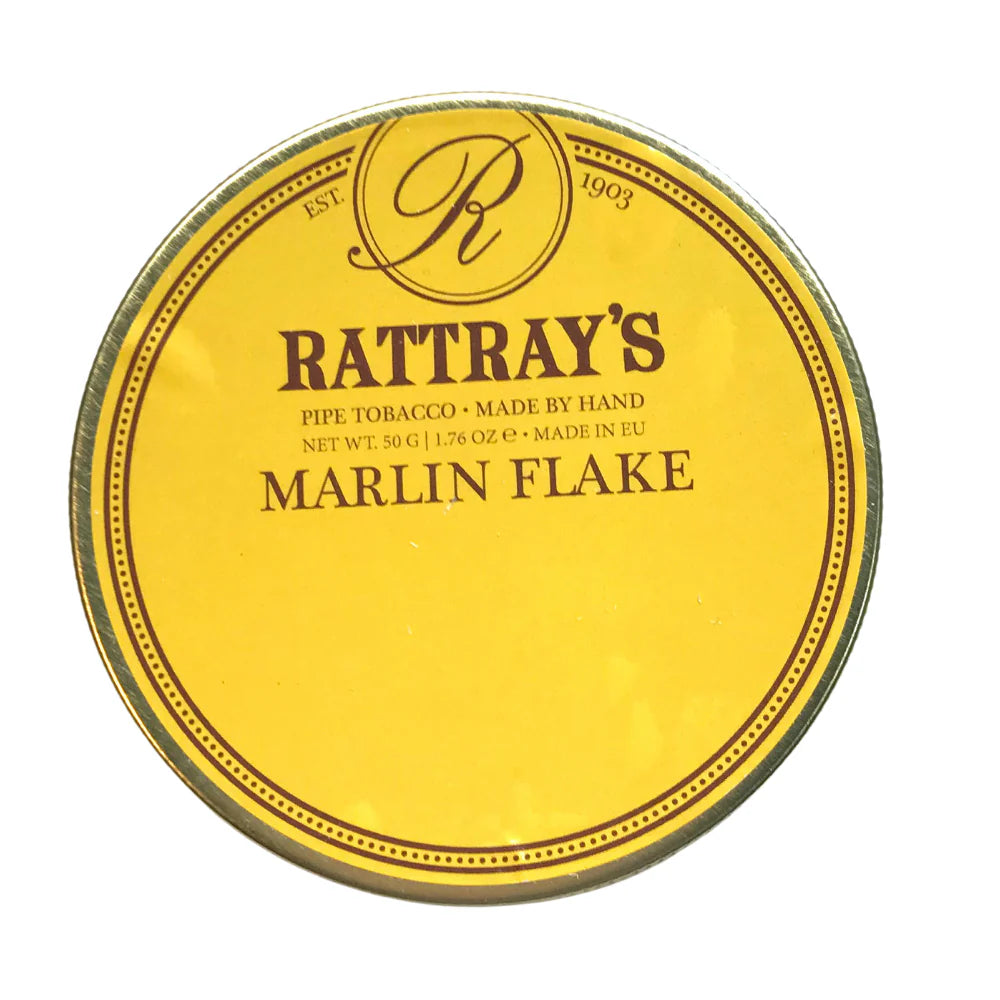 Rattray's Marlin Flake pipe tobacco, 1.76 ounce tin