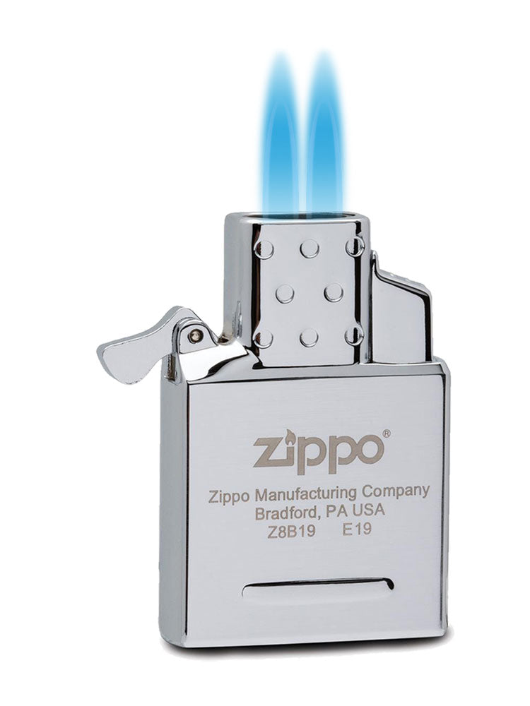 Zippo butane double torch lighter insert