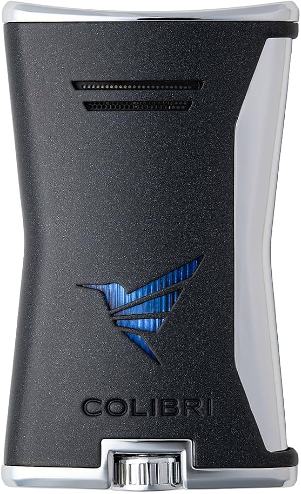 Colibri Slim lighter in black chrome