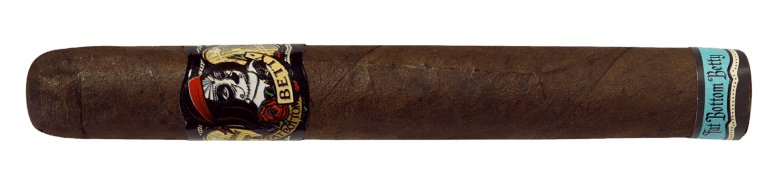 Deadwood Fat Bottom Betty cigar lying flat with its band facing the camera