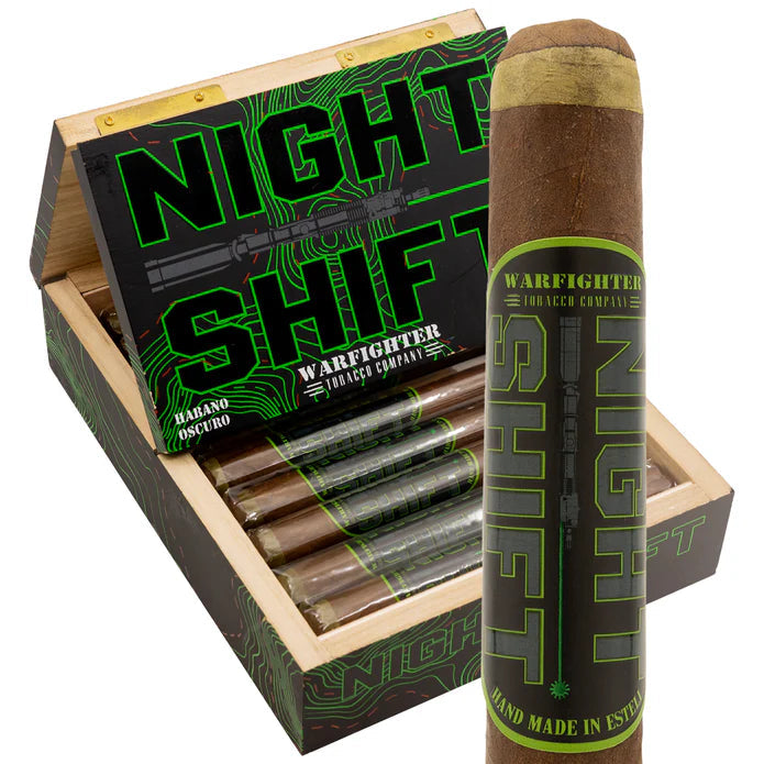 Warfighter Nightshift Toro cigars, box