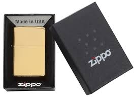 ZIPPO HIGH POLISH BRASS W/O SB